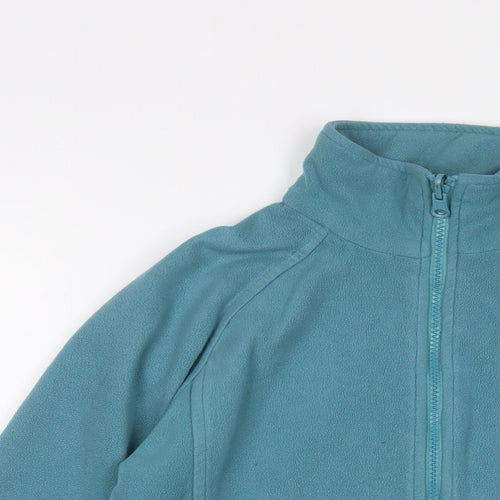 Craghoppers Womens Blue Jacket Size 10 Zip - Logo, Embroidered