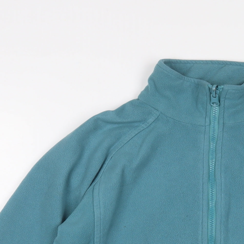 Craghoppers Womens Blue Jacket Size 10 Zip - Logo, Embroidered