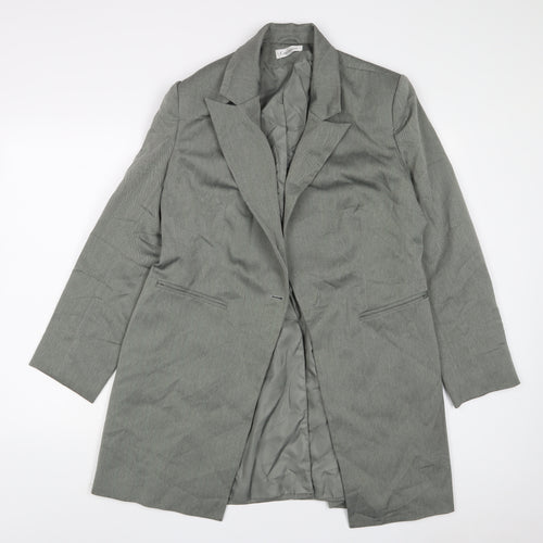 Collection Womens Green Jacket Blazer Size 18 Button