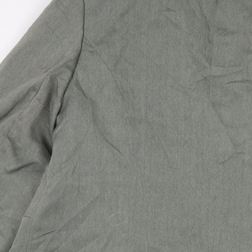 Collection Womens Green Jacket Blazer Size 18 Button