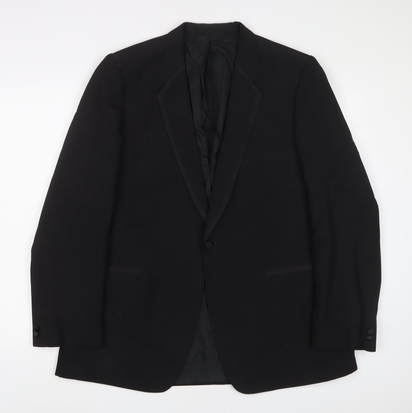 Mr Harry Mens Black Polyester Jacket Suit Jacket Size 40 Regular