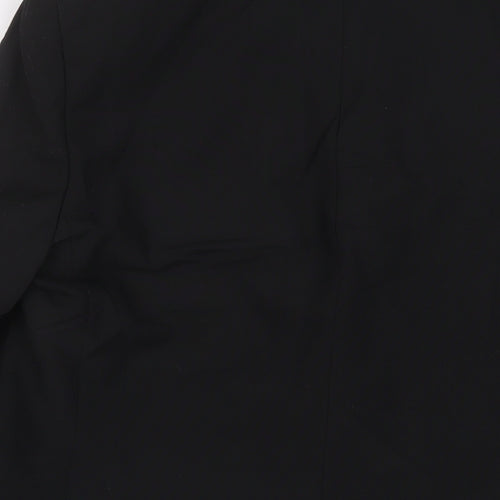 Mr Harry Mens Black Polyester Jacket Suit Jacket Size 40 Regular