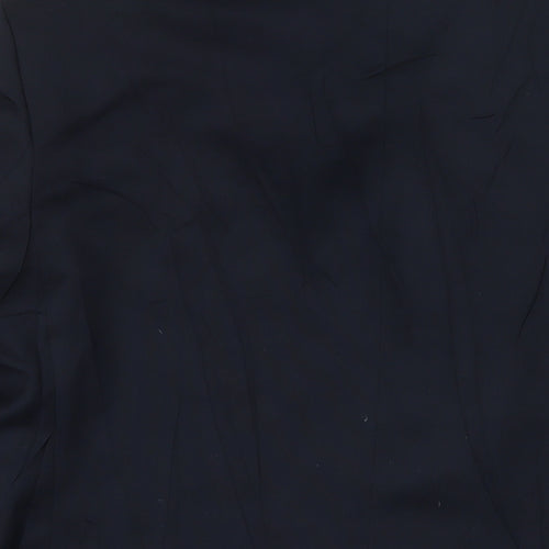 Classic Mens Blue Polyester Jacket Suit Jacket Size 42 Regular