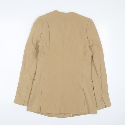 NEXT Womens Beige Jacket Blazer Size 8 Button