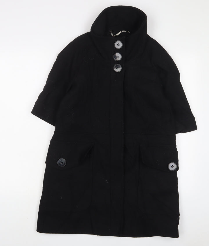 NEXT Womens Black Jacket Size 10 Button