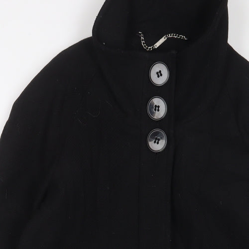 NEXT Womens Black Jacket Size 10 Button
