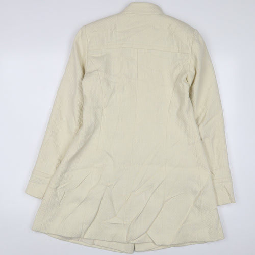 Todayswomen Womens Beige Jacket Size 8 Button