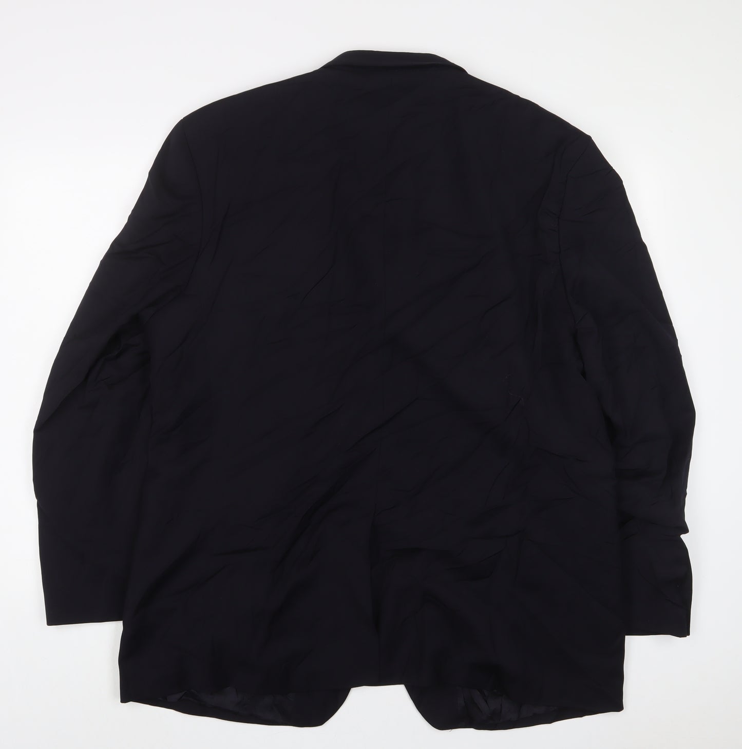 Pierre Cardin Mens Blue Wool Jacket Suit Jacket Size 46 Regular