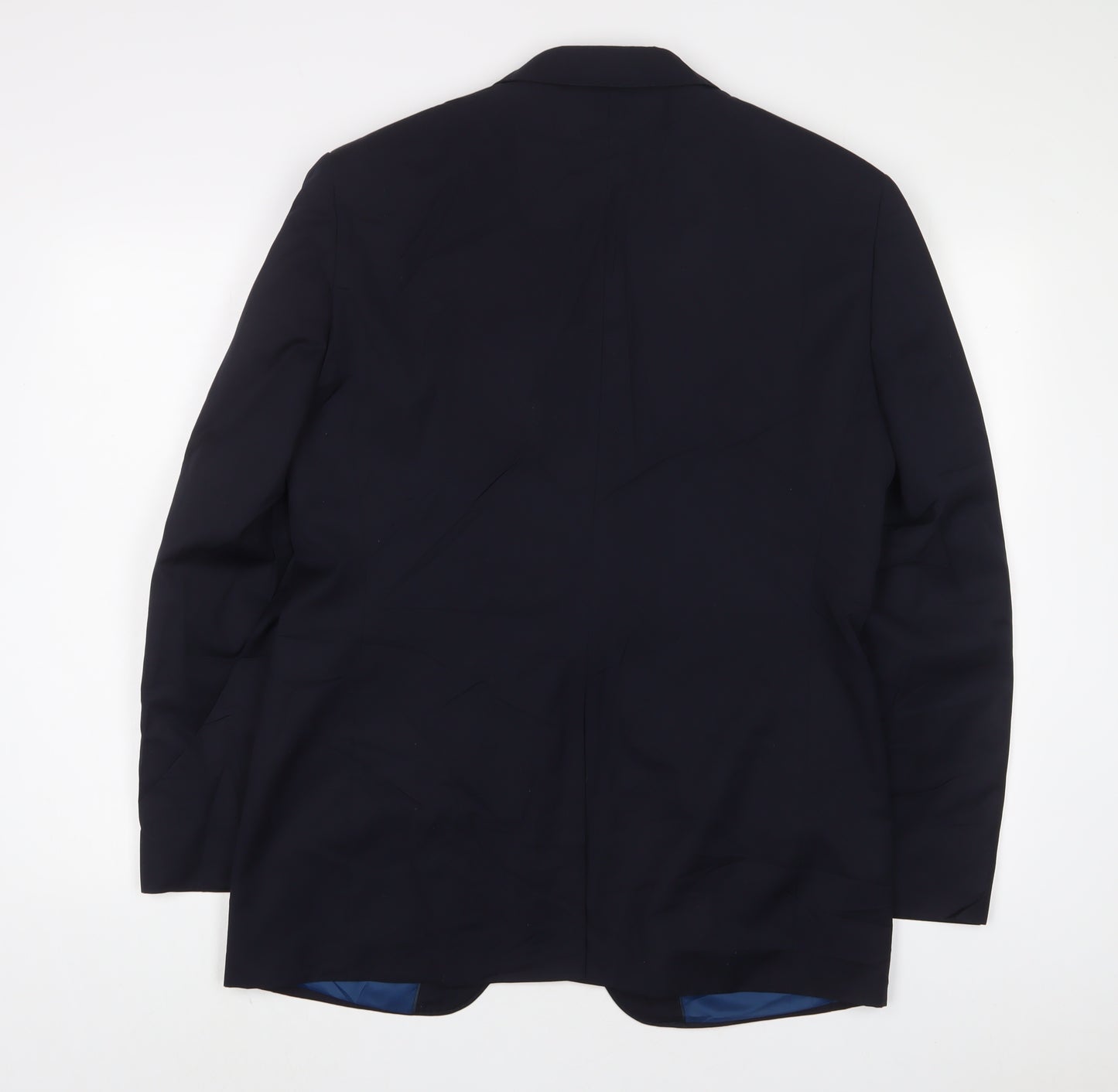 Autograph Mens Blue Wool Jacket Suit Jacket Size 40 Regular
