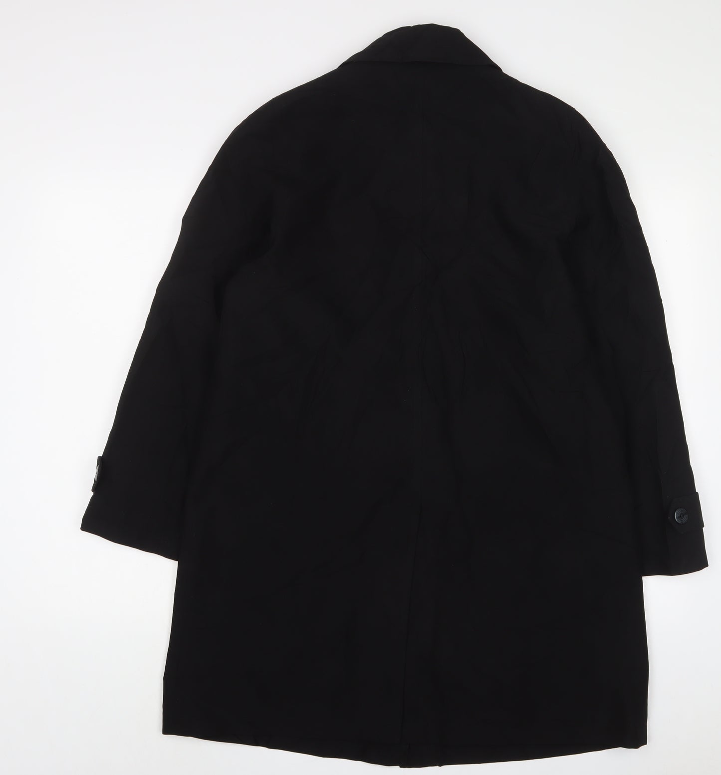 David Barry Womens Black Jacket Size 12 Button