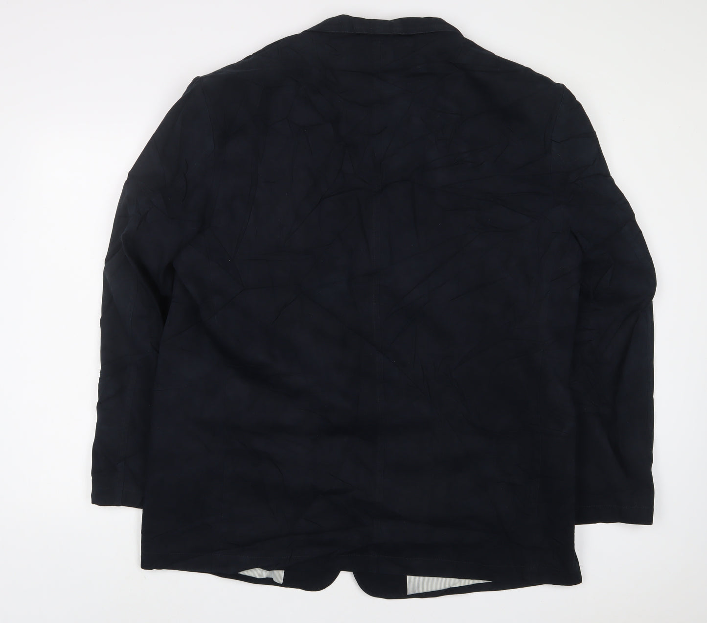 Blue Harbour Mens Blue Cotton Jacket Suit Jacket Size 46 Regular