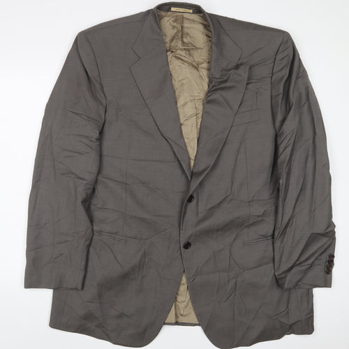 Marks and Spencer Mens Brown Wool Jacket Suit Jacket Size 48 Regular