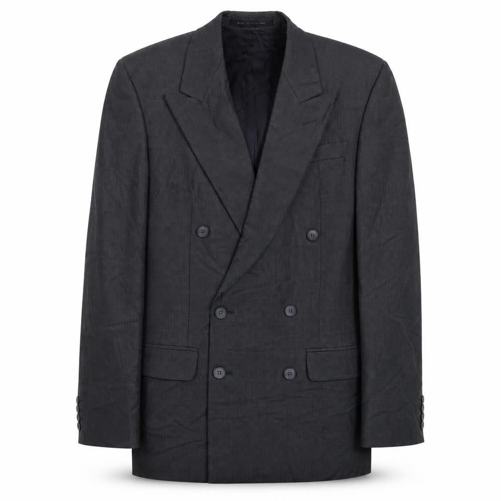 Alexander Mens Grey Wool Jacket Suit Jacket Size 36 Regular