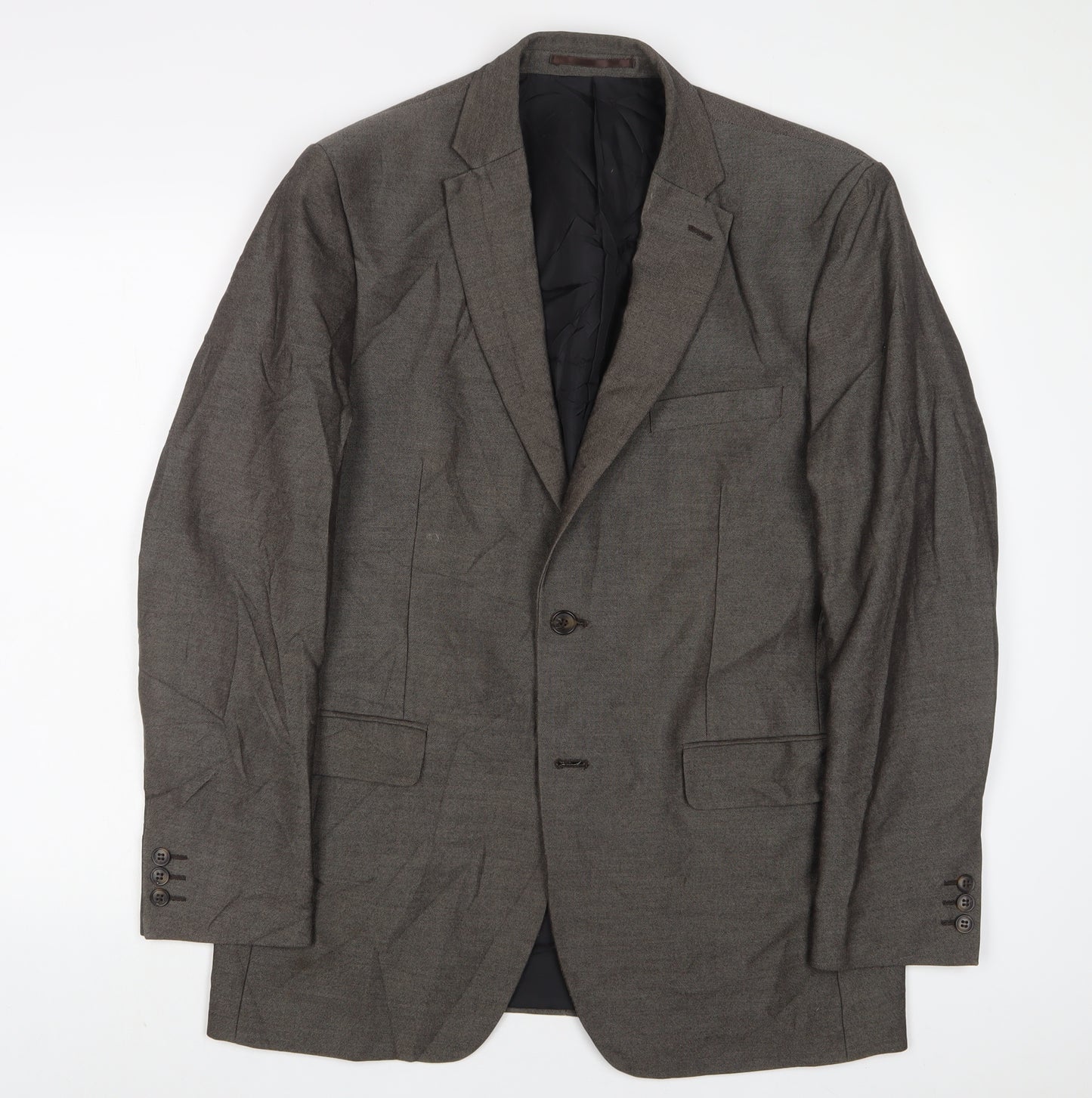 Scotch & Taylor Mens Brown Polyester Jacket Suit Jacket Size 40 Regular