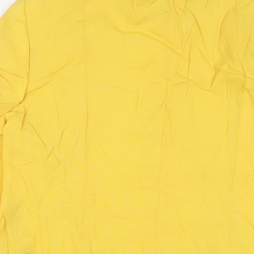 Selfridges Womens Yellow Jacket Blazer Size 16 Button