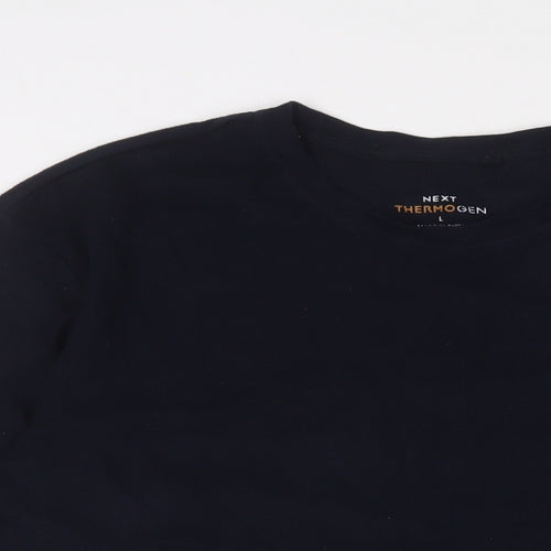 NEXT Mens Blue Polyester Pullover Sweatshirt Size L - Thermal