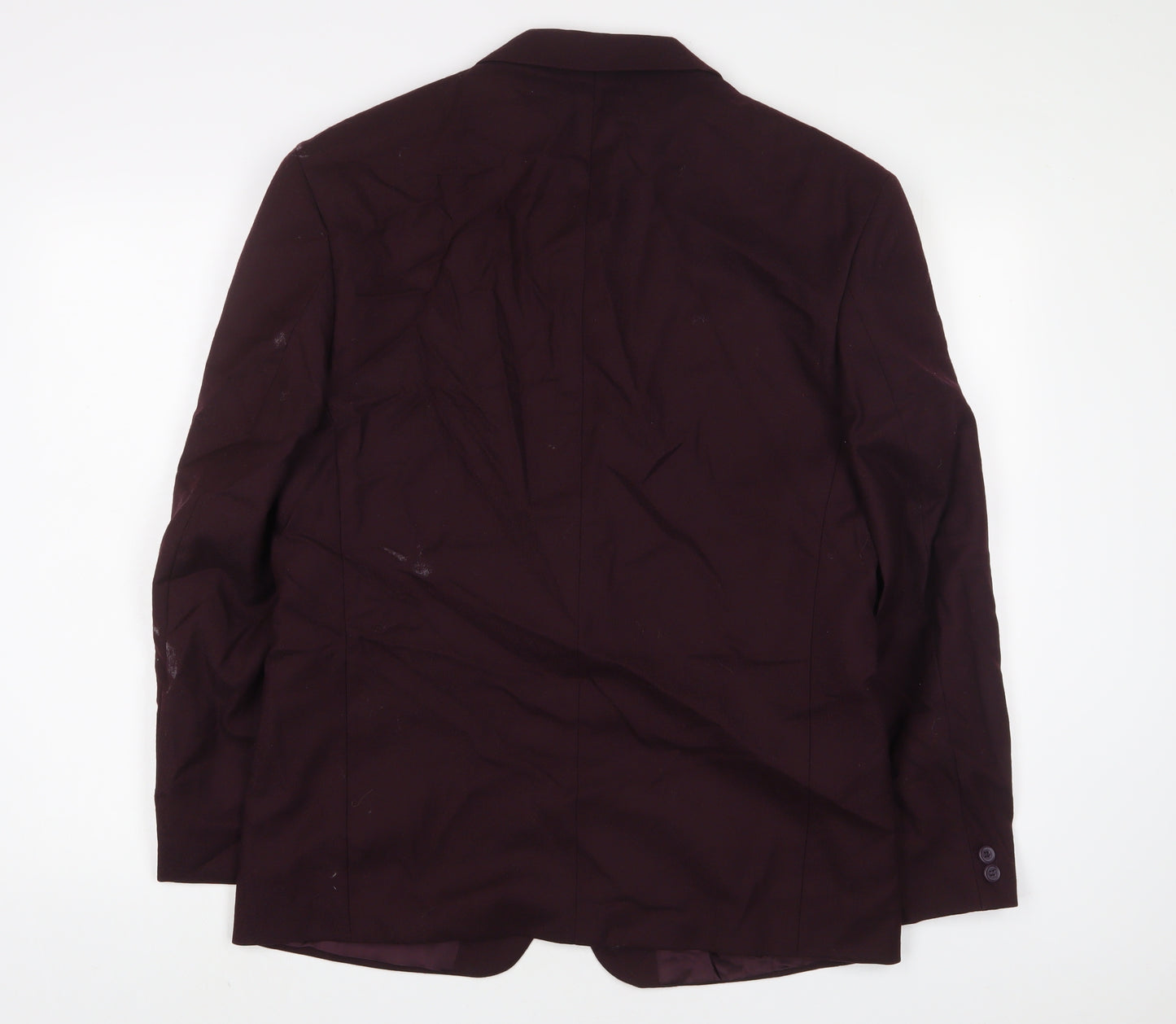 Skopes Mens Purple Wool Jacket Suit Jacket Size 40 Regular