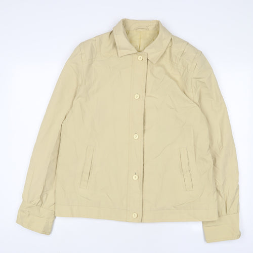Dannimac Womens Yellow Jacket Size 16 Button