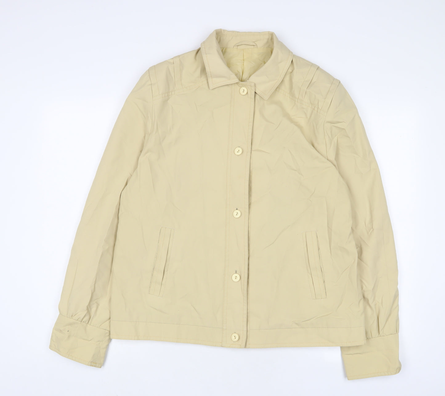 Dannimac Womens Yellow Jacket Size 16 Button