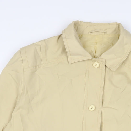 Dannimac Womens Yellow Jacket Size 16 Button