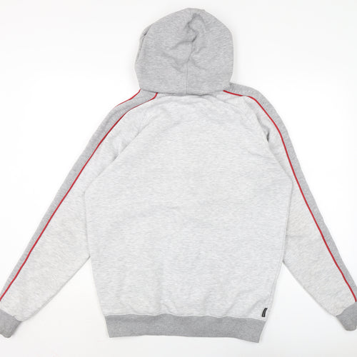 CK Mens Grey Cotton Full Zip Hoodie Size M