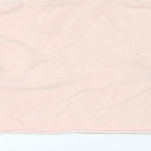 Topshop Womens Pink Cotton Pullover Sweatshirt Size 10