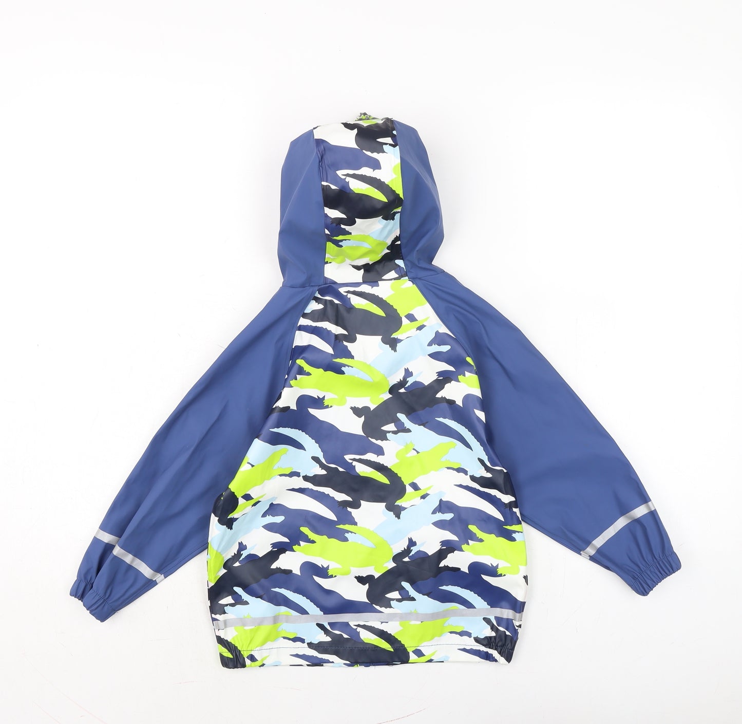 Lupilo Boys Blue Camouflage Anorak Jacket Size 2-3 Years Zip