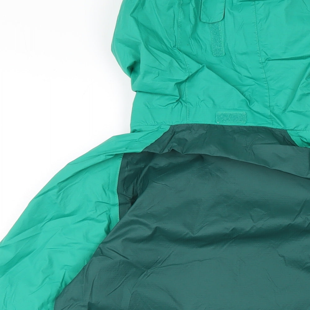 Mountain Warehouse Boys Green Anorak Jacket Size 13 Years Zip