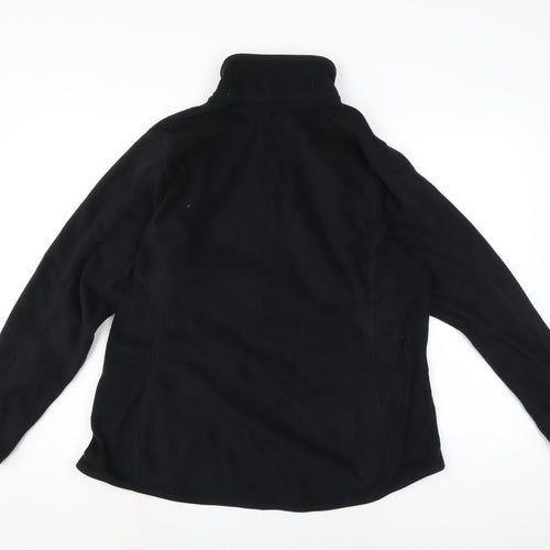 Marks and Spencer Womens Black Jacket Size 18 Zip