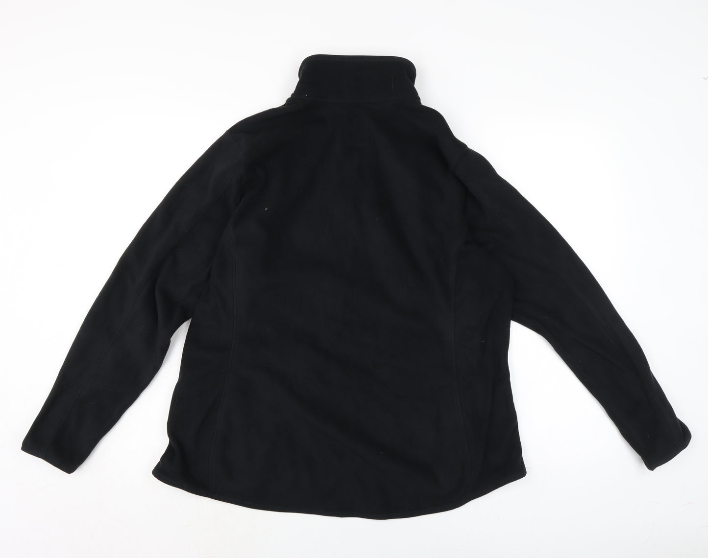 Marks and Spencer Womens Black Jacket Size 18 Zip