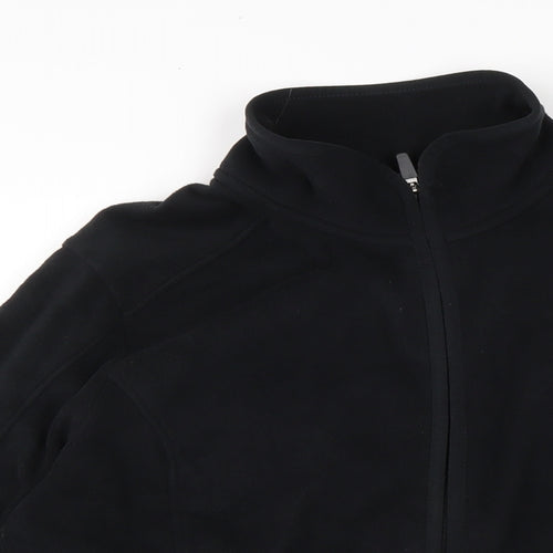Marks and Spencer Womens Black Jacket Size 18 Zip