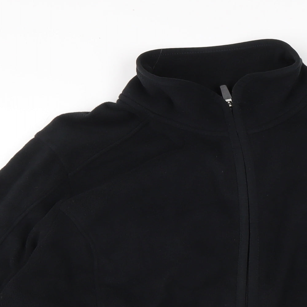 Marks and Spencer Womens Black Jacket Size 18 Zip