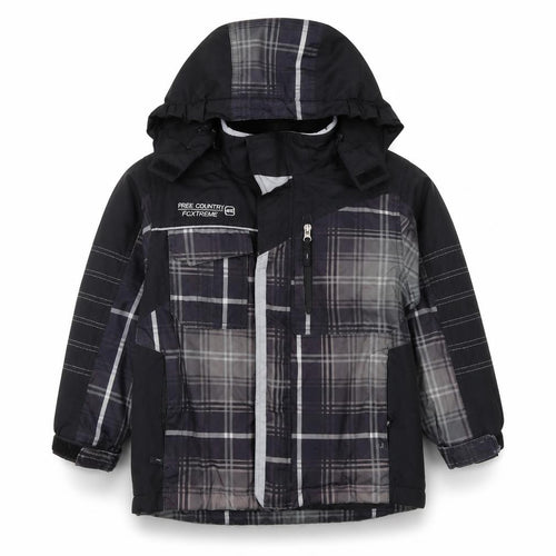Free Country Boys Black Anorak Coat Size S Zip