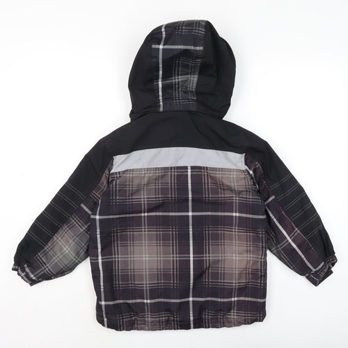Free Country Boys Black Anorak Coat Size S Zip
