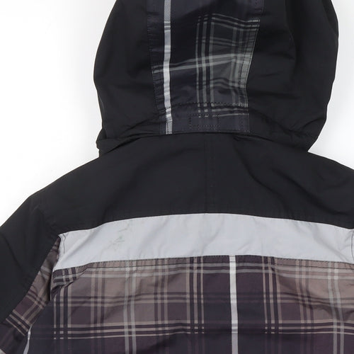 Free Country Boys Black Anorak Coat Size S Zip