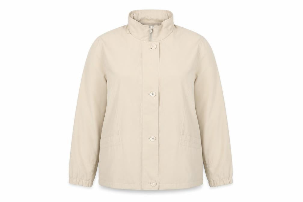 Marks & Spencer Womens Beige Jacket Size 14 Button