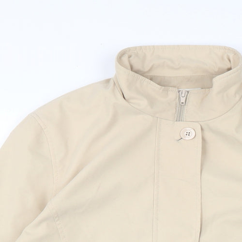 Marks and Spencer Womens Beige Jacket Size 14 Button