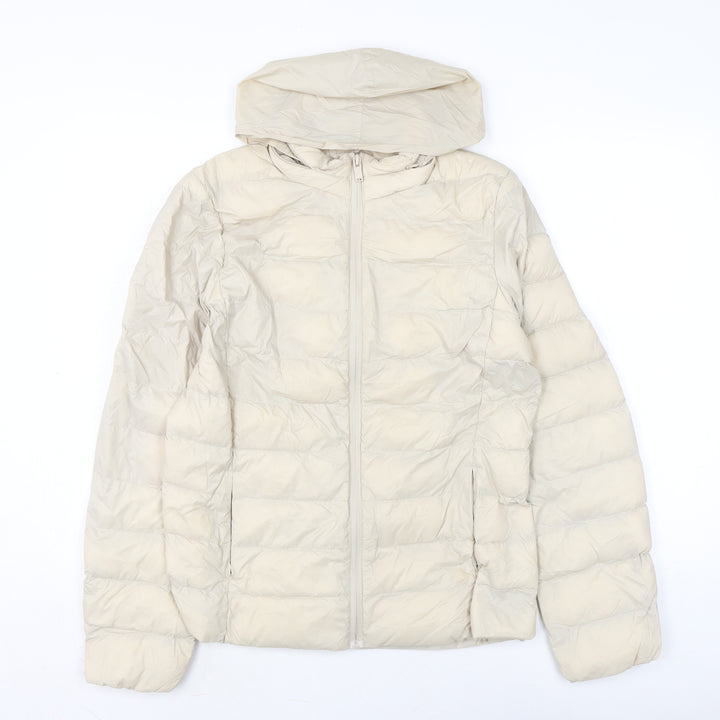 Marks and Spencer Womens Ivory Jacket Size 10 Zip