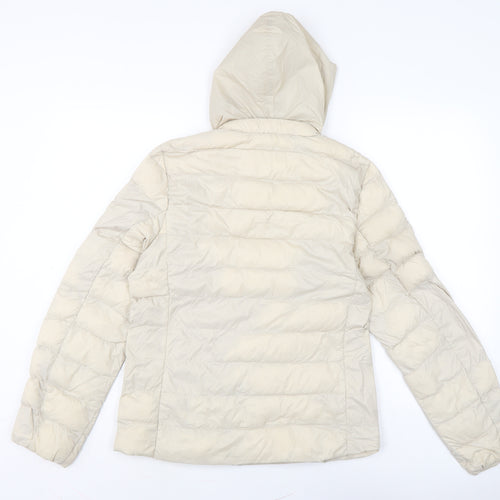 Marks and Spencer Womens Ivory Jacket Size 10 Zip