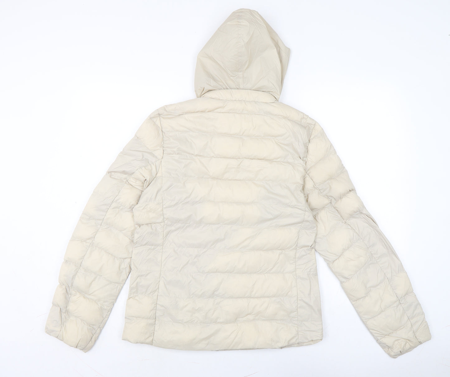 Marks and Spencer Womens Ivory Jacket Size 10 Zip