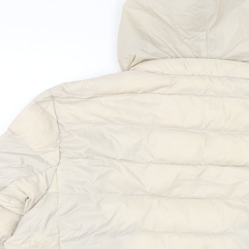 Marks and Spencer Womens Ivory Jacket Size 10 Zip