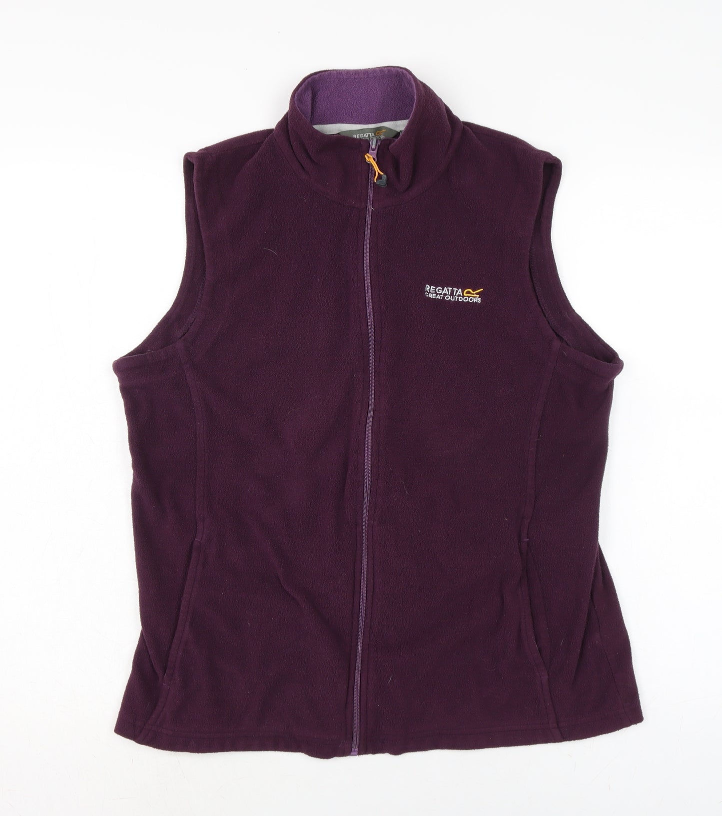 Regatta Womens Purple Gilet Waistcoat Size 14 Zip