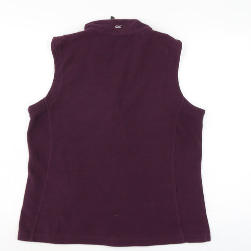 Regatta Womens Purple Gilet Waistcoat Size 14 Zip