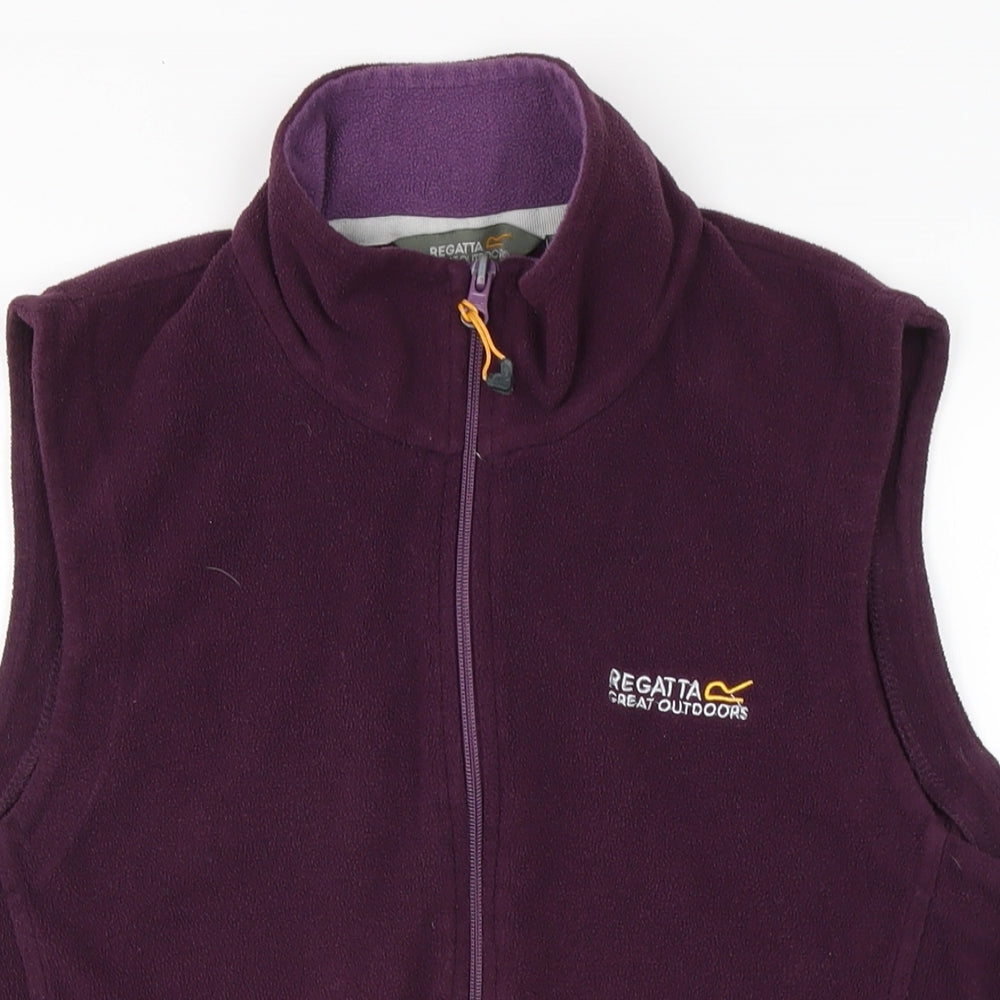 Regatta Womens Purple Gilet Waistcoat Size 14 Zip