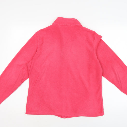 Marks and Spencer Womens Pink Jacket Size 16 Zip