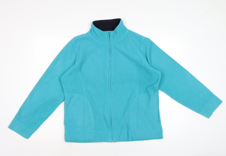 EWM Womens Blue Jacket Size 14 Zip