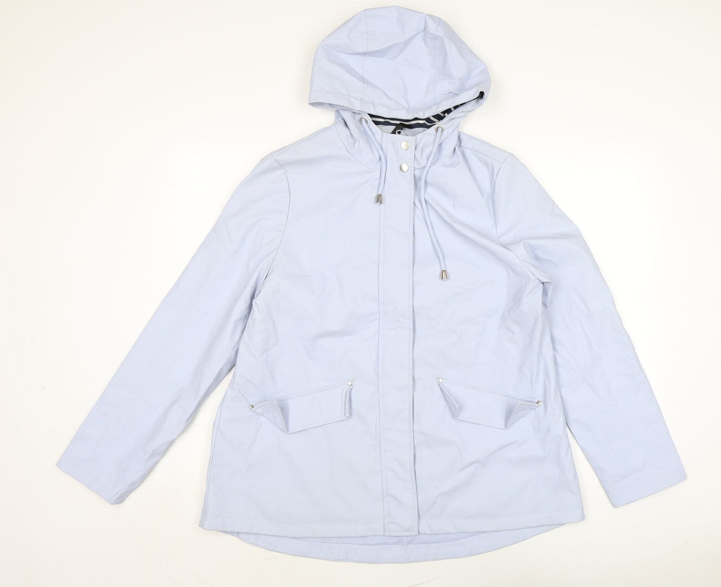 DUNNES Womens Blue Anorak Jacket Size 12 Zip