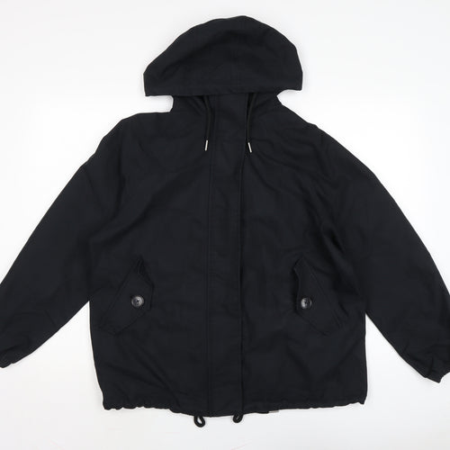 Marks and Spencer Mens Black Anorak Jacket Size S Zip