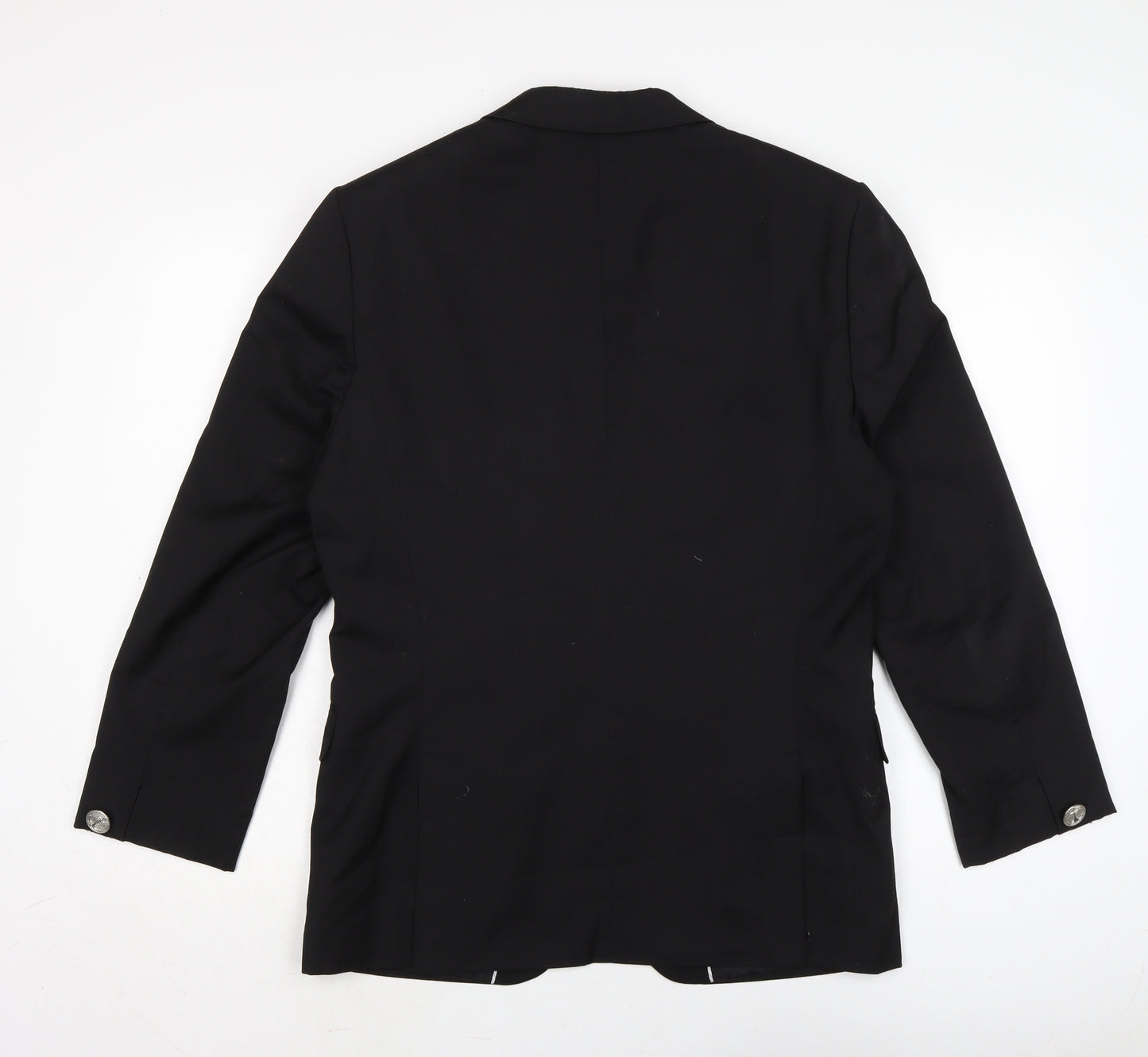 H&M Mens Black Jacket Size 40 Button