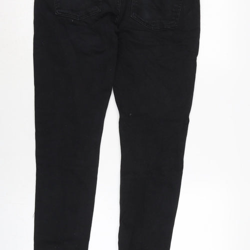 Denim & Co. Mens Black Cotton Blend Skinny Jeans Size 34 in L31 in Regular Zip